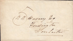 110838 - 1831 DORSET/"TOO LATE" HAND STAMP (DT63).