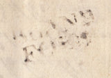 110844 - 1750 LETTER BLANDFORD TO PUDDLETOWN/"BLANDFORD" HAND STAMP (DT21).