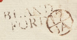 110845 - 1781 DORSET "BLANDFORD" HAND STAMP (DT24)/QUEEN ANNE'S BOUNTY.