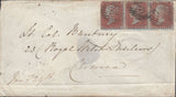 110867 - THE CRIMEAN WAR 1854-1856/1856 ENVELOPE LONDON TO THE CRIMEA.