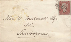 110920 - 1854 DORSET/"MELBURY-OSMOND" PREVIOUSLY UNRECORDED UDC.