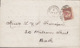 110921 - 1874 PRINTED CIRCULAR SHERBORNE TO BATH/½D PL.6 (CO)(SG48).