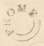 110927 - 1833 DORSET/"MISSENT TO SHAFTESBURY" HAND STAMP (DT477).