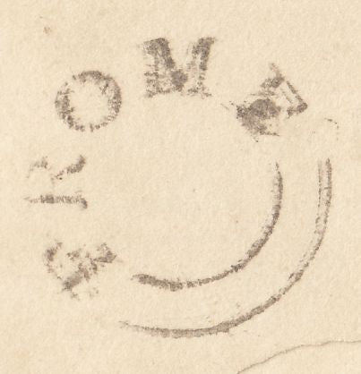 110927 - 1833 DORSET/"MISSENT TO SHAFTESBURY" HAND STAMP (DT477).