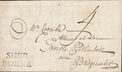 110946 - 1795 DORSET/"SHERBORNE" HAND STAMP (DT511).