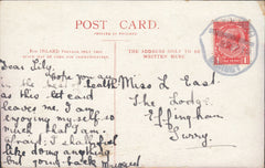 110986 - 1919 DORSET/"LYDLINCH/STURMINSTER NEWTON/DORSET" RUBBER DATE STAMP.