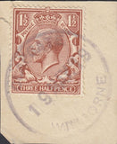 110991 - 1916 DORSET/"CLAPGATE" RUBBER DATE STAMP.