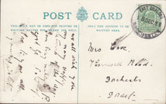 110996 - 1911 DORSET/EAST CHALDON RUBBER DATE STAMP.