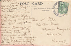 111018 - 1911 DORSET/STOUR PROVOST RUBBER DATE STAMP.