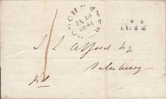 111064 - 1841 DORSET/DORCHESTER PENNY POST.