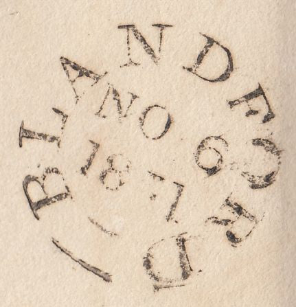 111065 - 1831 DORSET/"BLANDFORD PENNY POST" (DT54).