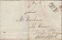 111066 - 1831 DORSET/"BLANDFORD PENNY POST" (DT54).
