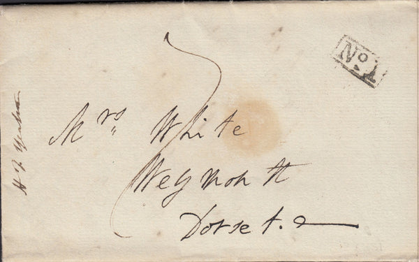 111067 - 1831 DORSET/"BLANDFORD PENNY POST" (DT54).