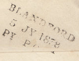 111079 - 1838 DORSET/"BLANDFORD PENNY POST" (DT56).