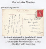 111098 - STURMINSTER NEWTON CANCELLATIONS (DORSET).