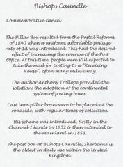 111103 1974-2002 'BISHOPS CAUNDLE' (DORSET) CANCELLATIONS.