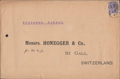 111131 - 1923 MAIL LONDON TO SWITZERLAND.