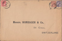 111141 - 1923 MAIL LONDON TO SWITZERLAND/LATE FEE.
