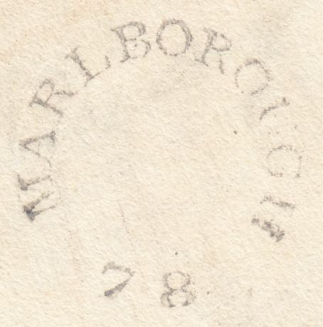 111183 - 1824 WILTS/"MARLBOROUGH 78" MILEAGE MARK (WL427).