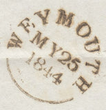 111194 - 1844 DORSET/"DORCHESTER" SKELETON TYPE DATE STAMP (DT242).