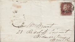 111195 - 1844 DORSET/"DORCHESTER" SKELETON STYLE DATE STAMP (DT242).