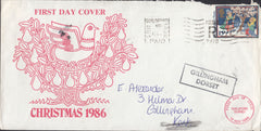 111218 - 1986 MISSENT MAIL GILLINGHAM KENT/GILLINGHAM DORSET.