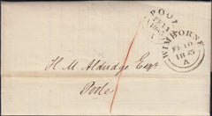 111223 - 1845 DORSET/PRINTED CIRCULAR "POOLE TURNPIKE TRUST".