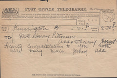 111248 - 1901 POST OFFICE TELEGRAPH/ABBOTSBURY (DORSET).