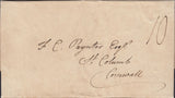 111375 - 1835 WEYMOUTH/"TOO LATE" HAND STAMP (DT689).