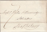 111392 - 1833 DORSET/"TOO LATE" HAND STAMP (DT46).
