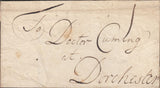 111401 - 1767 DORSET/"BLANDFORD" HAND STAMP (DT21).