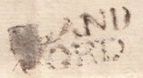 111402 - 1753 DORSET/"BLANDFORD" HAND STAMP (DT21).