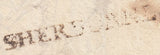 111406 - 1829 DORSET/"SHERBORNE" HAND STAMP (DT517)/UNDELIVERED MAIL.
