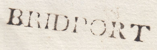 111430 - 1789 DORSET/"BRIDPORT" HAND STAMP (DT90).