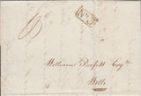111436 - 1829 DORSET/"SHAFTESBURY 5" CLAUSE POST" HAND STAMP (DT472).