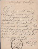111491 - 1895 POST CARD BATH TO HOLLAND.