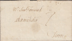 111596 - 1778 DORSET/"BLANDFORD" HAND STAMP (DT24).