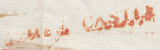 111608 - 1841 DORSET/"CORFE-CASTLE" HAND STAMP IN RED (DT164).