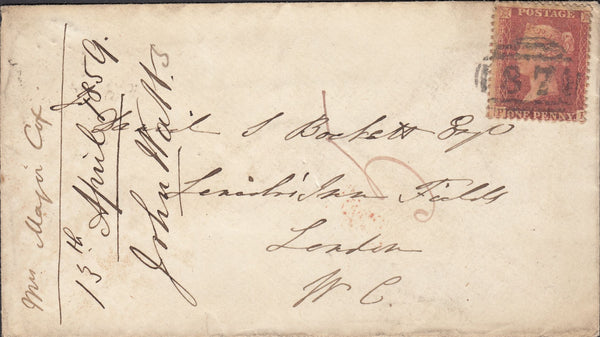 111622 - 1859 DORSET/"TARRANT-GUNVILLE" UDC.
