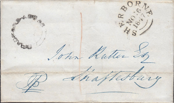 111627 - 1847 DORSET/"BRADFORD-ABBAS" UDC.