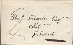 111668 - 1826 DORSET/"LYME 146" MILEAGE MARK (DT314).