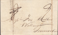 111672 - 1829 DORSET/"LYME 146" MILEAGE MARK (DT314).