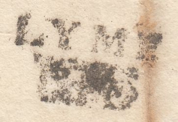 111672 - 1829 DORSET/"LYME 146" MILEAGE MARK (DT314).