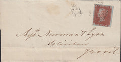 111686 - 1845 DORSET/BLANDFORD PENNY POST.