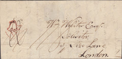 111691 - 1823 DORSET/"DORCHESTER 123" CIRCULAR MILEAGE MARK (DT225).