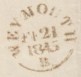 111693 - 1845 DORSET/DORCHESTER PENNY POST.