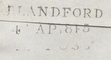 111712 - 1845 DORSET/BLANDFORD PENNY POST.
