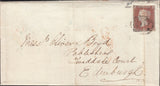 111714 - 1850 MAIL SHERBORNE TO EDINBURGH WITH VERY FINE ILLUSTRATED ADVERTISING "SHERBORNE JOURNAL".