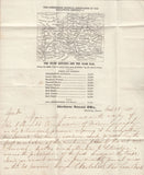 111714 - 1850 MAIL SHERBORNE TO EDINBURGH WITH VERY FINE ILLUSTRATED ADVERTISING "SHERBORNE JOURNAL".