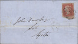 111728 - 1853 DORSET/"POOLE" SKELETON DATE STAMP CIRCULAR TYPE (32MM).